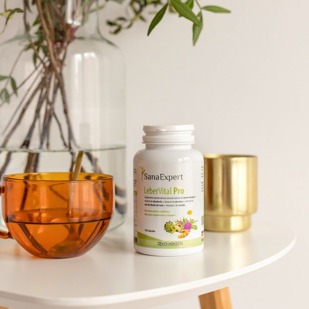 SanaExpert LeberVital Pro con piante e vasi