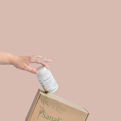 SanaExpert Pack Allattamento Haar Forte scatola integratore con logo