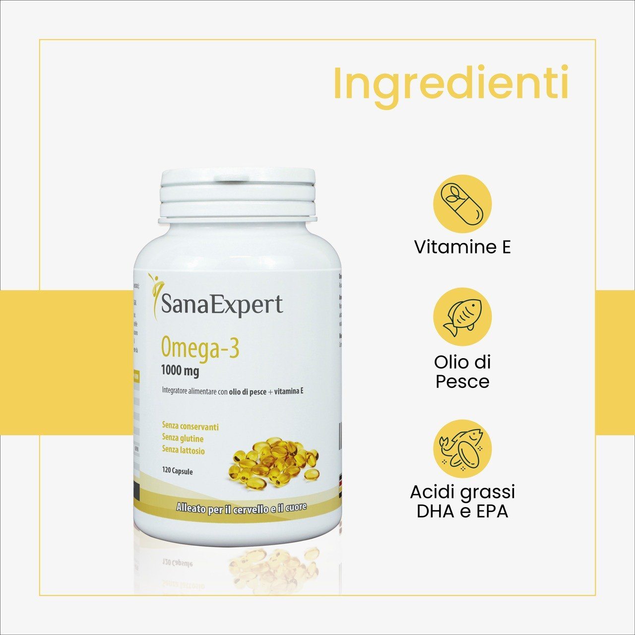 SanaExpert Pack Mom to be Omega-3 ingredienti