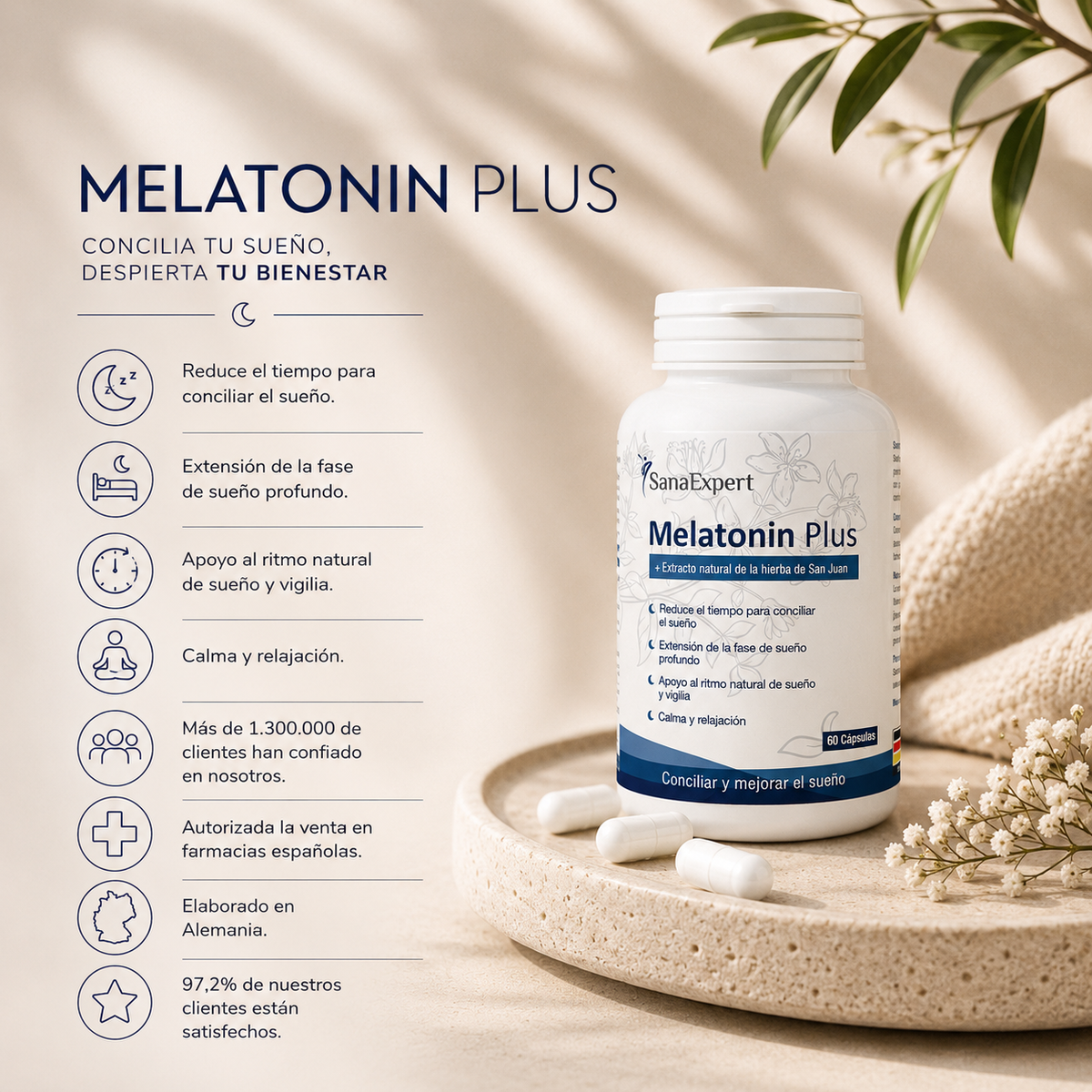 SanaExpert Melatonina Plus