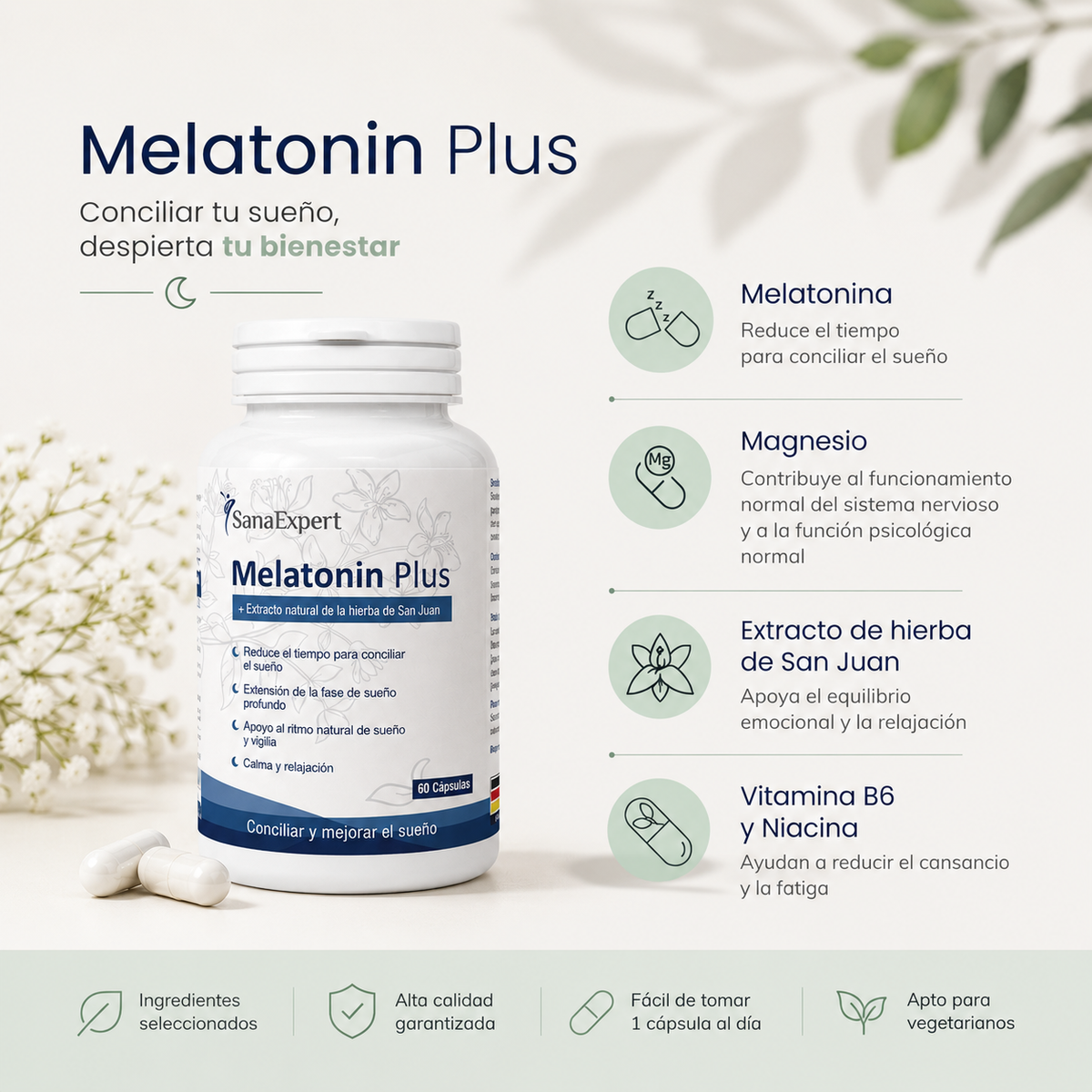 SanaExpert Melatonina Plus