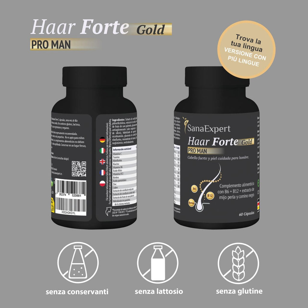 SanaExpert Haar Forte Gold PRO MAN