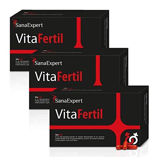 Pack 3 SanaExpert VitaFertil due confezioni integratore per fertilità maschile